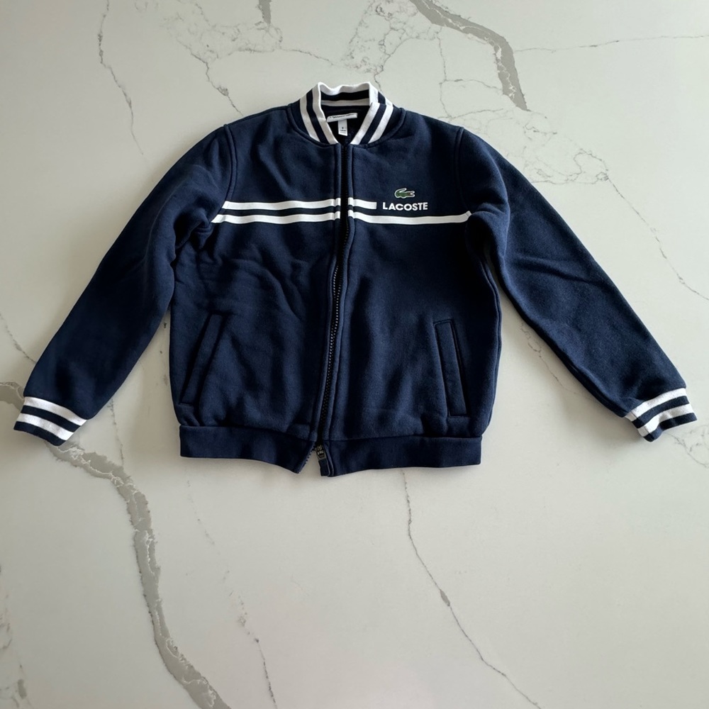 Lacoste boy jacket size 8.